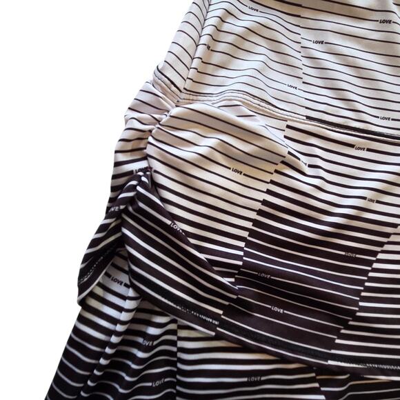 Lucky in Love Tennis Skort, Black & white tiered, sz 12 length 15" Pickleball - Picture 7 of 11